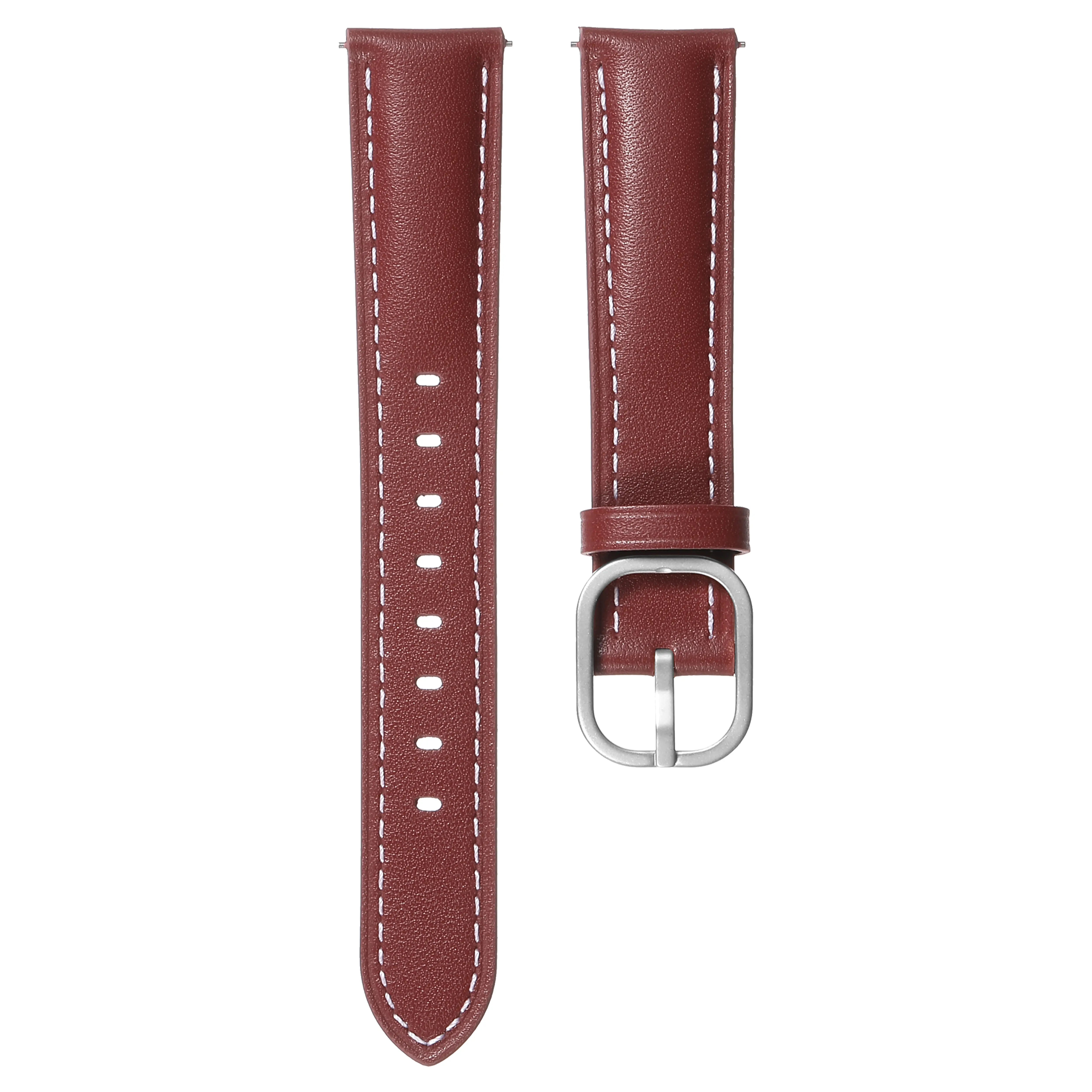 Bracelet cuir square Huawei Watch GT 5 Pro - 42mm (rouge)