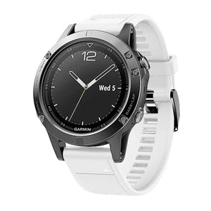 Bracelet silicone Garmin Forerunner 970 (blanc)