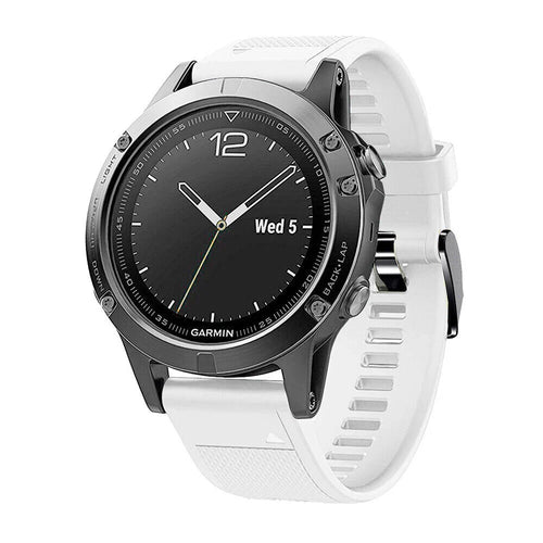 Bracelet silicone Garmin Forerunner 970 (blanc)