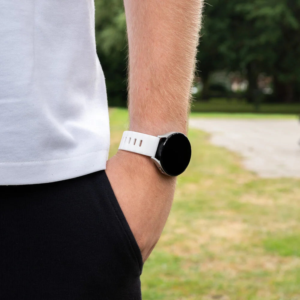 Bracelet silicone 'Outdoor' Samsung Galaxy Watch 6 - 40mm (blanc)