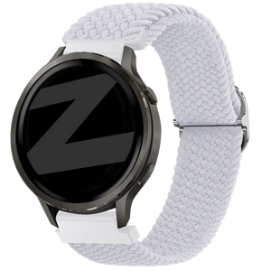Bandz Bracelet tressé réglable Garmin Forerunner 265s (blanc)