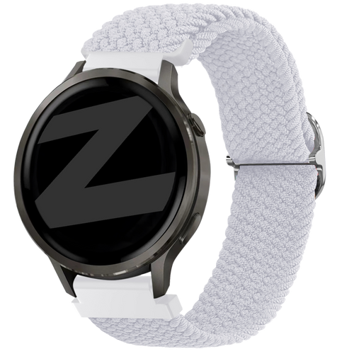 Bandz Garmin Venu 2s Adjustable Braided Strap (White)