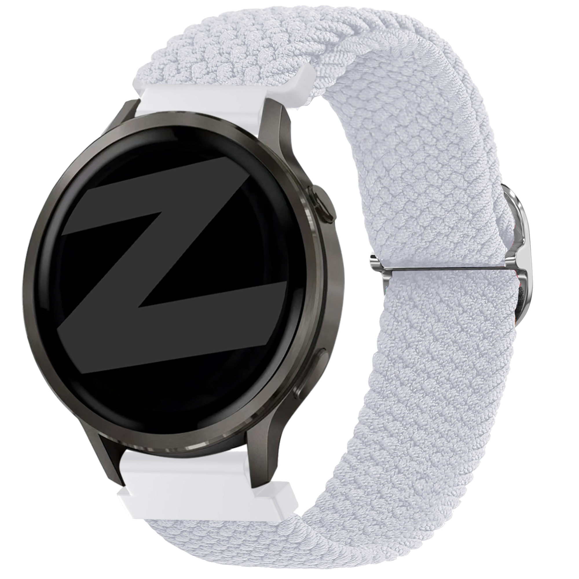 Bandz Bracelet tressé réglable Garmin Vivoactive 4s (blanc)