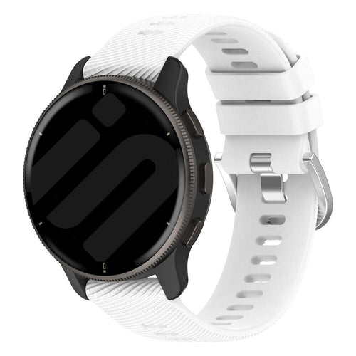 Bracelet silicone Garmin Forerunner 570 - 47mm (blanc)