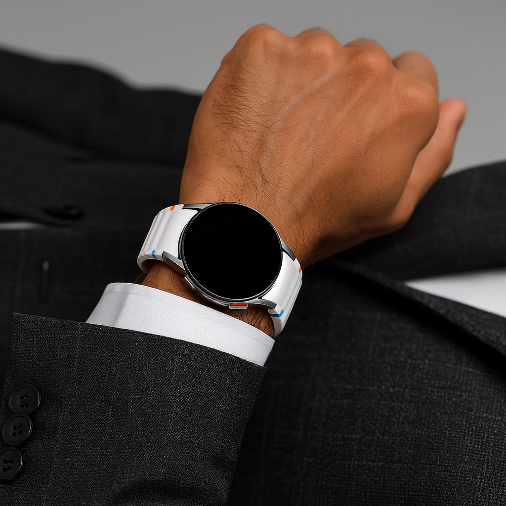 Bracelet Wave Samsung Galaxy Watch 6 44mm (blanc)