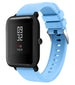 Bracelet silicone Xiaomi Amazfit Bip (bleu sable)