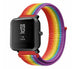 Bracelet nylon Xiaomi Amazfit Bip (arc-en-ciel)