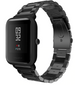 Bracelet acier Xiaomi Amazfit Bip (noir)
