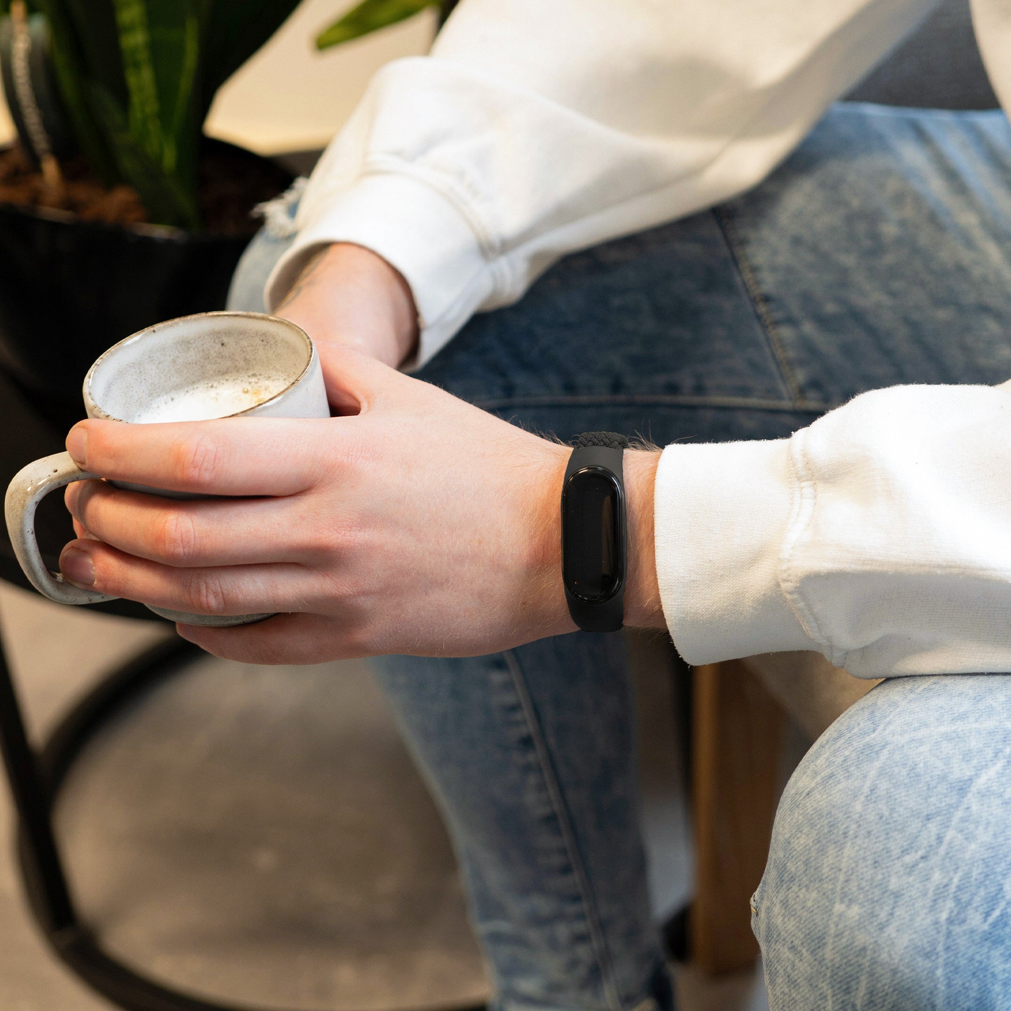 Bracelet tressé Xiaomi Mi Band 5 (noir)