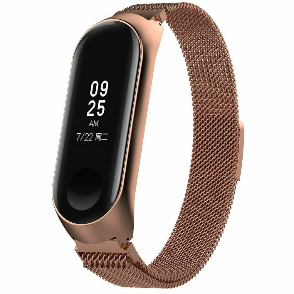Watch Montre Mi Band Xiaomi Mi Band 3/4 Milanese Strap (Rose Gold)