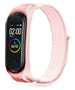 Bracelet nylon Xiaomi Mi Band 5 (rose clair)