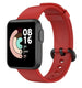 Bracelet silicone Xiaomi Mi Watch Lite (rouge)