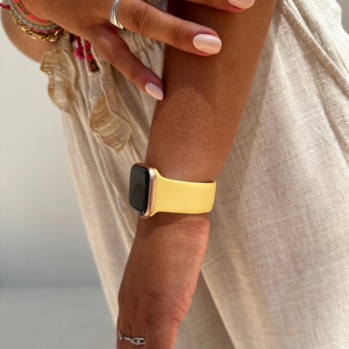 xoxo Wildhearts Apple Watch Silicone Strap (Yellow)