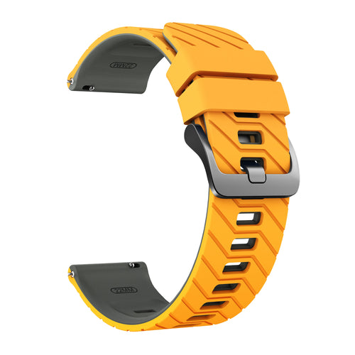 Bracelet sport tissé Redmi Watch 5 Lite (jaune foncé/gris)