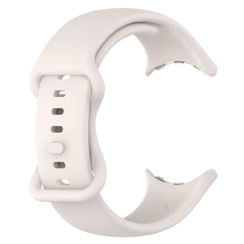 Bracelet silicone classique Google Pixel Watch 4 - 45mm (sable blanc)