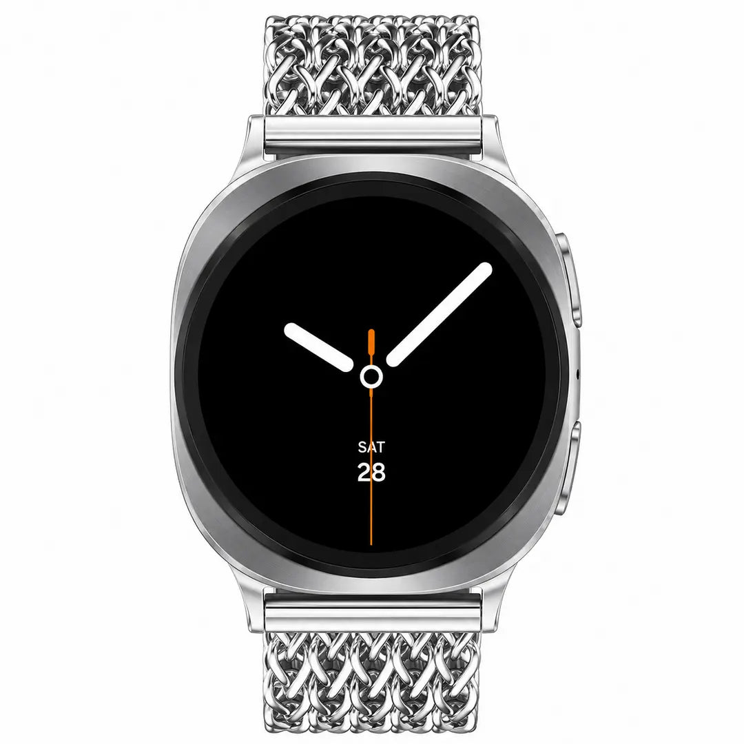 Samsung Galaxy Watch 8 - 44mm Metal Mesh Strap (Silver)