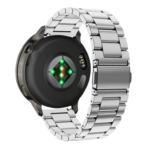 Bandz Bracelet acier 'Classic' Garmin Vivoactive 4s (argent)