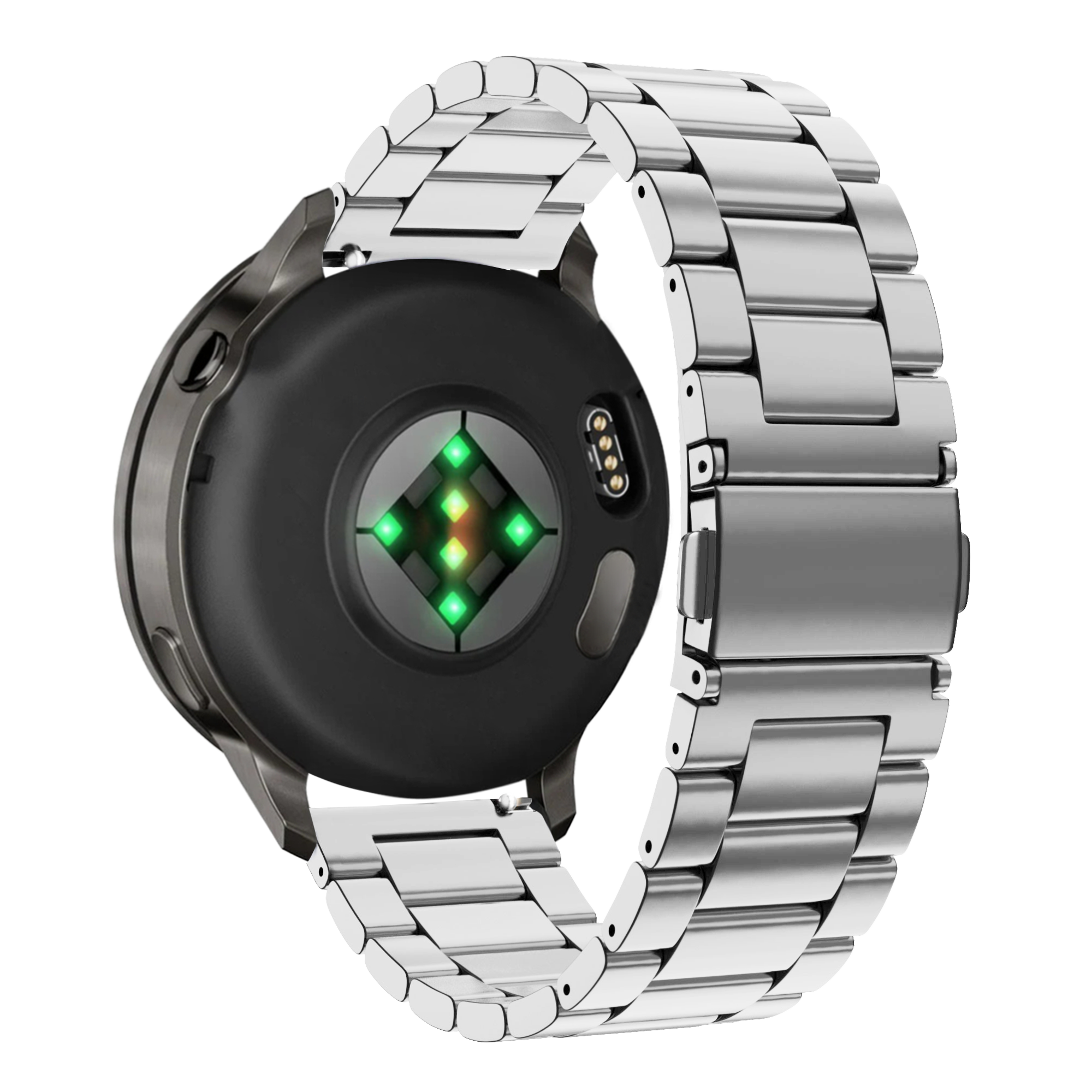 Bandz Bracelet acier 'Classic' Garmin Vivomove 3s (argent)