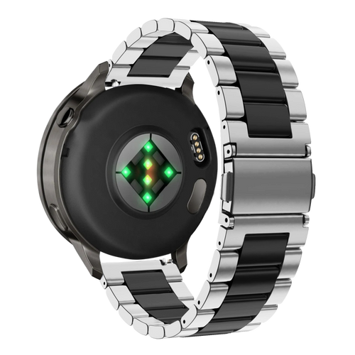Bandz Garmin Bounce 2 Steel Strap 'Classic' (Silver/Black)