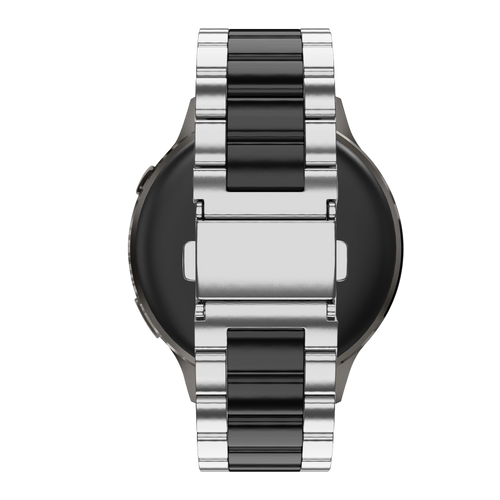 Bandz Garmin Bounce 2 Steel Strap 'Classic' (Silver/Black)