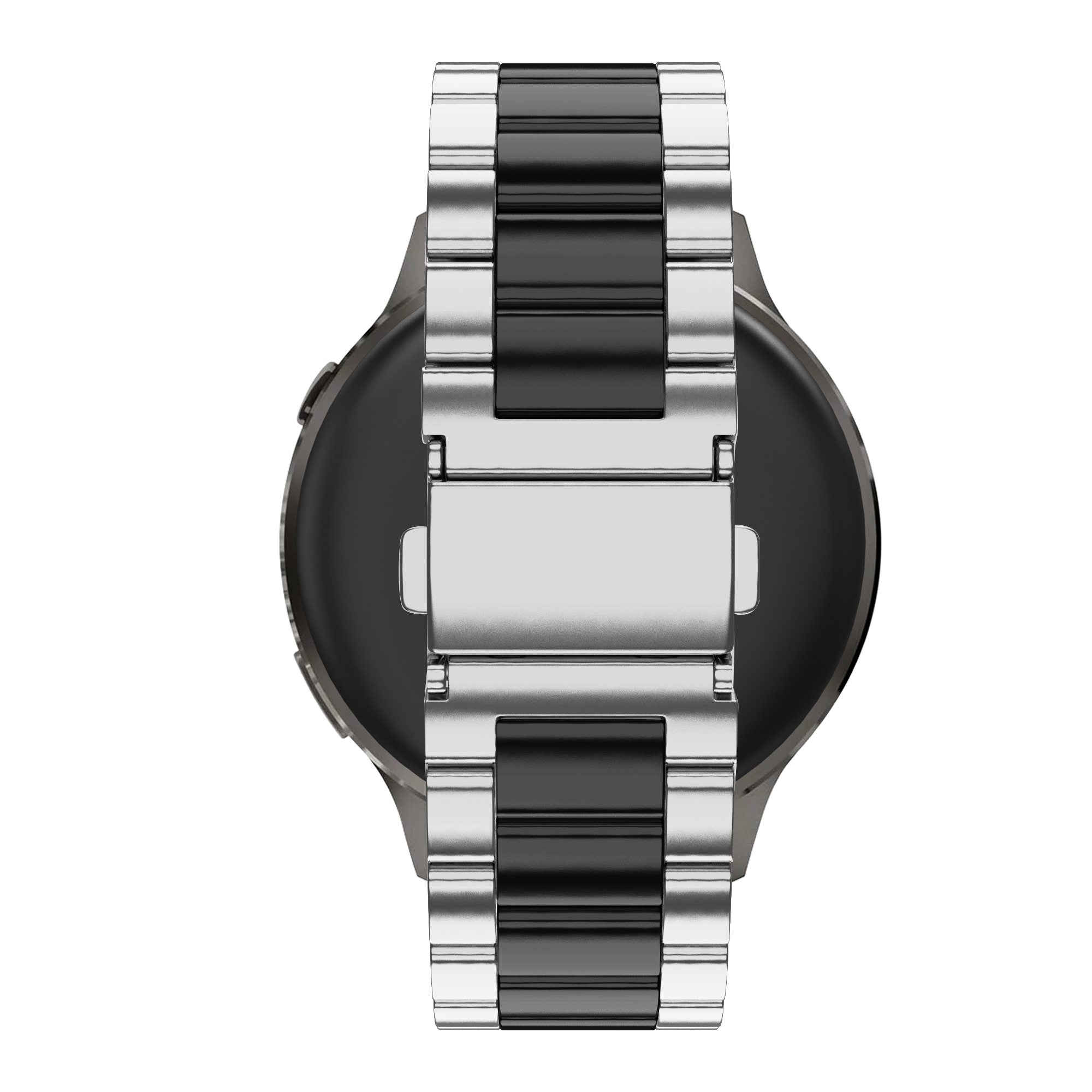 Bandz Bracelet acier 'Classic' Garmin Approach J1 (argent/noir)