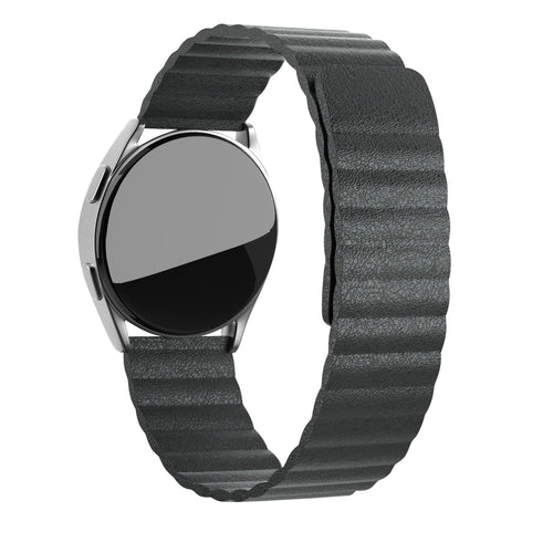 Bracelet cuir Loop Suunto Run (noir)
