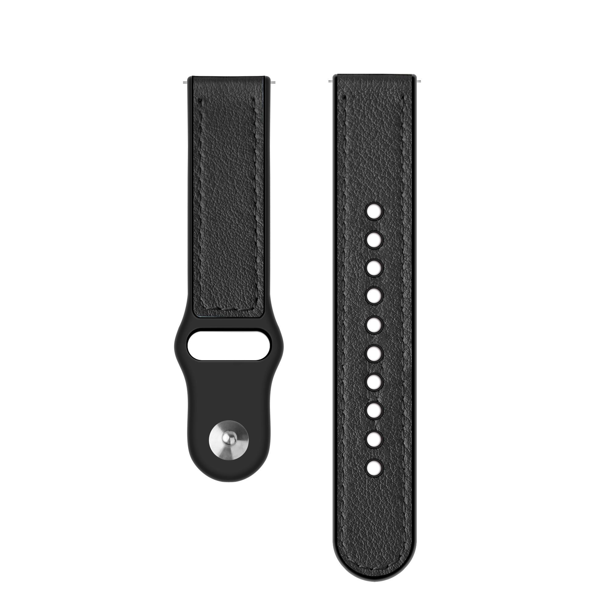 Bracelet cuir hybride Amazfit Active (noir)