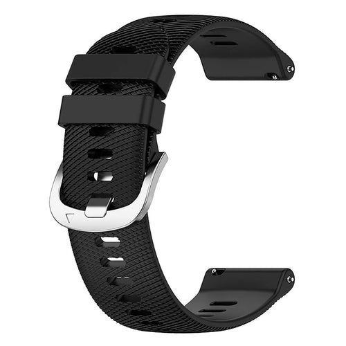 Bracelet silicone Garmin Vivoactive 6 (noir)