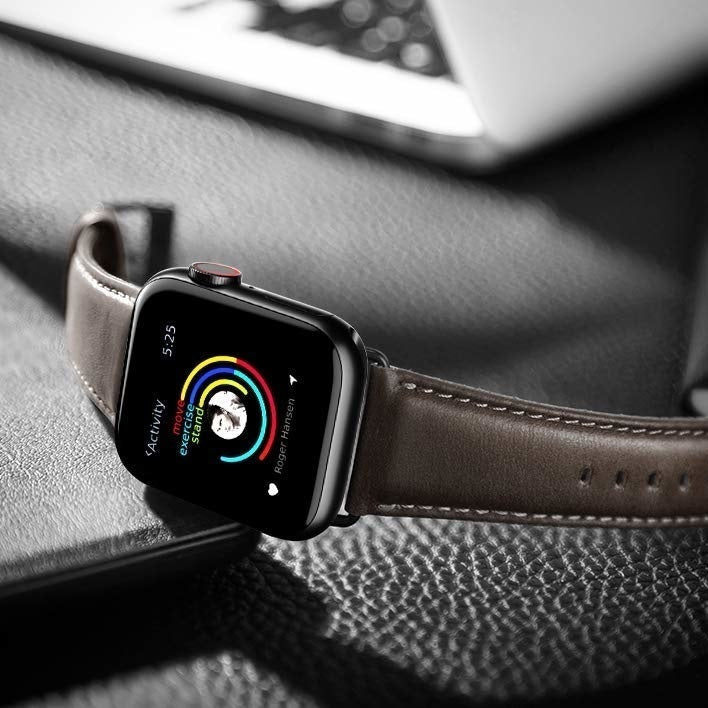 zwart-bruinn-leren-band