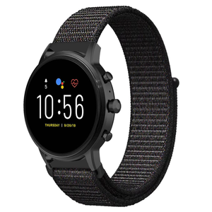 zwart-nylon-bandje-fossil-gen-5