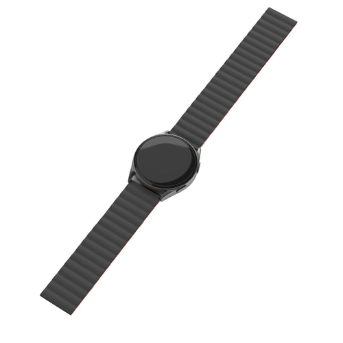Polar Unite Magnetic Silicone Strap (Black/Orange)