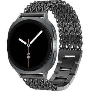 Samsung Galaxy Watch 8 - 44mm Metal Mesh Strap (Black)