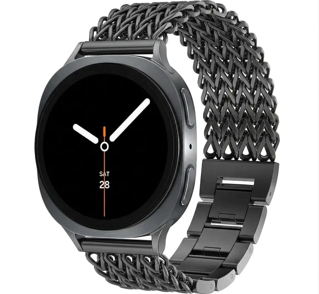 Samsung Galaxy Watch 8 - 44mm Metal Mesh Strap (Black)