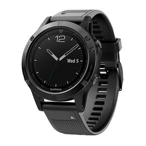 Bracelet silicone Garmin Tactix 8 - 47mm (noir)