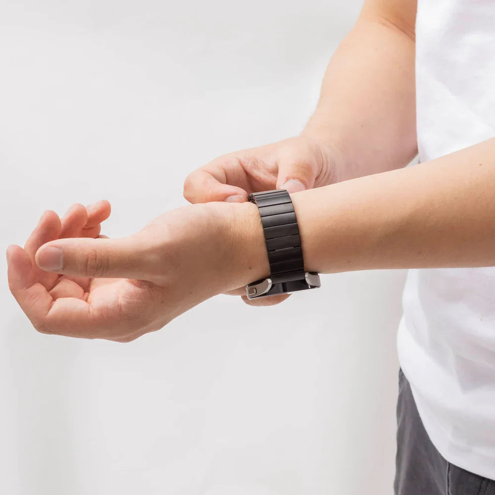 Bracelet acier Withings Steel HR Sport (noir)