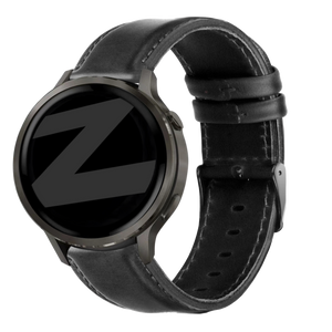 Bandz Garmin Venu 3 Leather Strap 'Classic' (Black)
