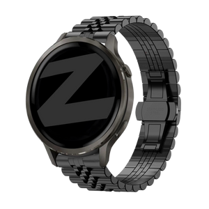 Bandz Bracelet acier 'Jubilee' Garmin Forerunner 645 (noir)