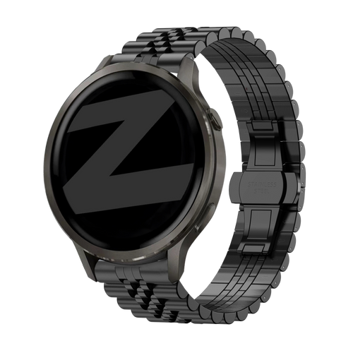 Bandz Garmin Vivomove Style Steel Strap 'Jubilee' (Black)
