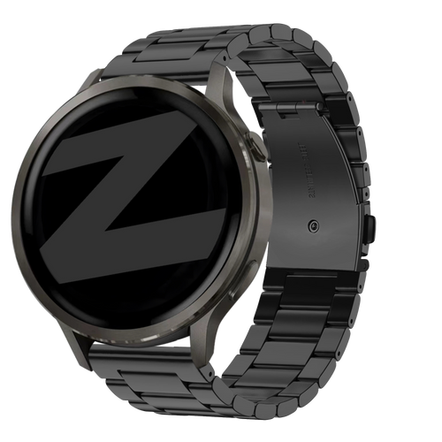 Bandz Garmin Venu 2s Steel Strap 'Classic' (Black)