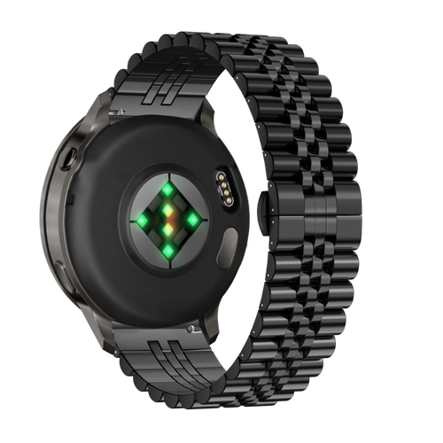 Bandz Garmin Vivomove Style Steel Strap 'Jubilee' (Black)