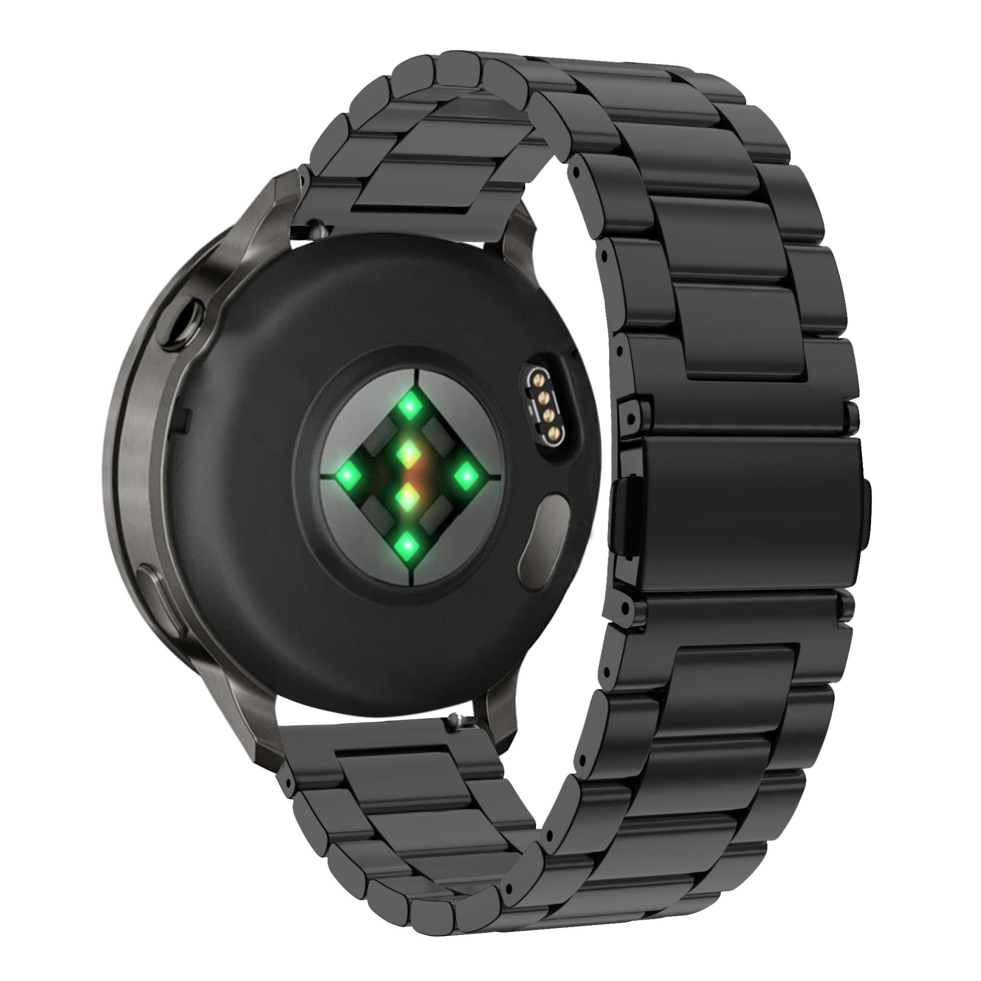 Bandz Bracelet acier 'Classic' Garmin D2 Air X15 (noir)