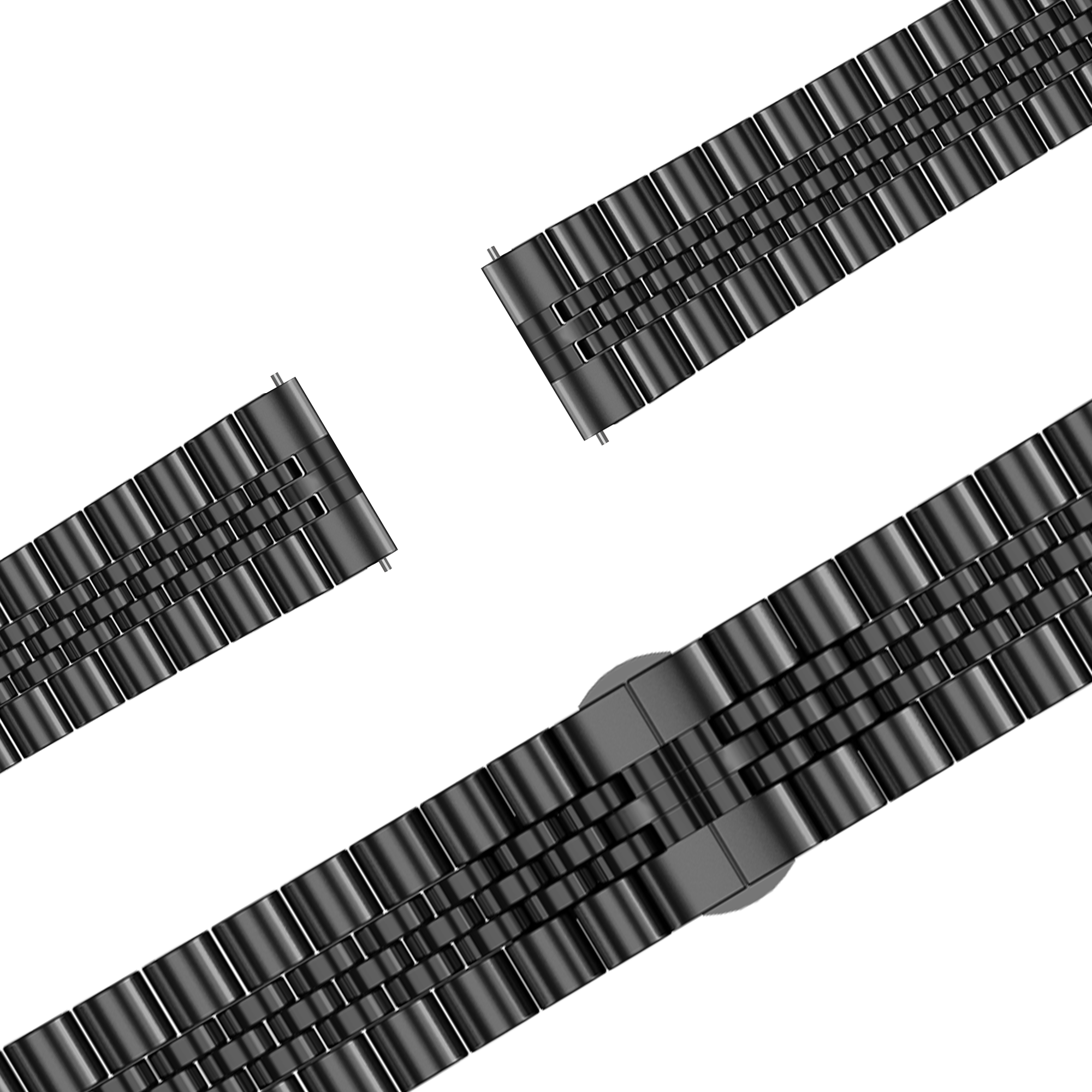 Bandz Garmin Venu SQ Steel Strap 'Jubilee' (Black)