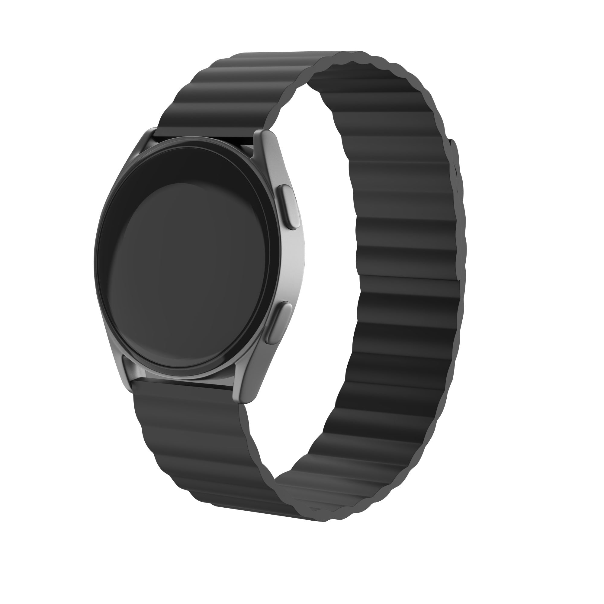 Bracelet silicone magnétique Amazfit Balance 2 (noir)