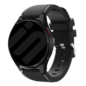 Bracelet silicone tissé Huawei Watch GT 5 - 46mm (noir)