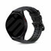 Bracelet silicone / cuir Samsung Galaxy Watch FE  (noir)